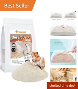 2.5LB Soft Delicate Bath Sand for Hamsters & Small Pets - Odor Absorbing Formula - Picture 1 of 7