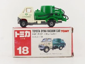 Japan-Made Tomica Dyna Vacuum Car 1980 No.18 Up To 20 Units 230 Minicar Disconti - Picture 1 of 4