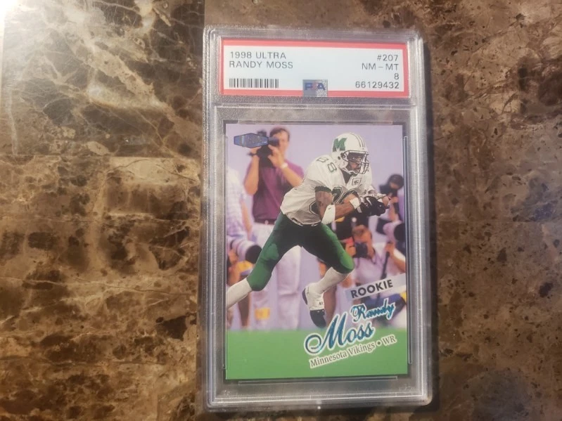 Randy Moss 1998 Ultra #207 RC PSA 8 - Image 1 of 1