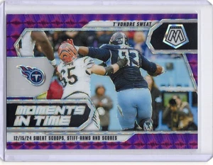 Mosaico Panini 2025 #4 T’Vondre Sweat Tennes Moments In Time mosaico púrpura/49 - Imagen 1 de 2