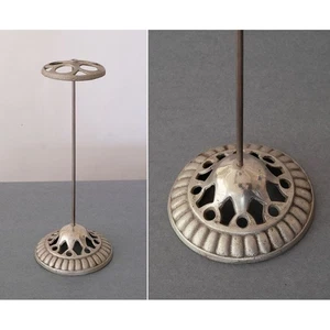 Antique Victorian Silver Metal Hat Stand 12" - Department, General Store Display - Picture 1 of 12