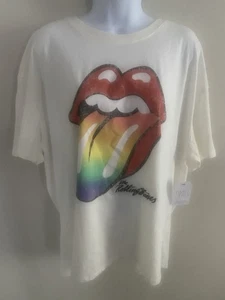 TIME AND TRU ROLLING STONES WOMENS T SHIRT SIZE 3XL (20) NWT FREE SHIPPING - Picture 1 of 4