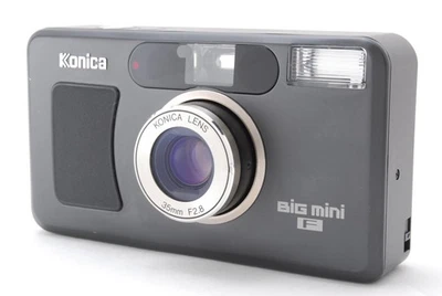 [Casi COMO NUEVA+] Cámara fotográfica Konica Big Mini F negra edición limitada 35 mm de JAPÓN Foto 1 de 4