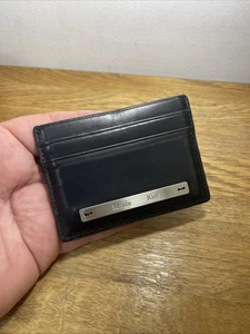 Matin Kim Vintage Kartenetui schwarz Leder Kartenetui - Bild 1 von 13