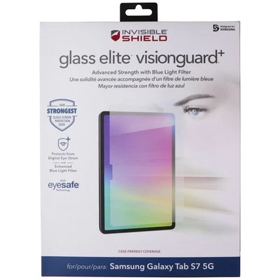 ZAGG (Glass Elite VisionGuard+) for Samsung Galaxy Tab S7 5G Tablet - Clear - Image 1 of 4