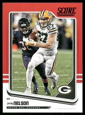 2018 Score Red Jordy Nelson Green Bay Packers #115 - Image 1 of 2