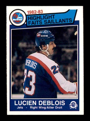 1983 O-Pee-Chee #378 Lucien DeBlois HL NM/NM+ X3367979 - Image 1 of 3