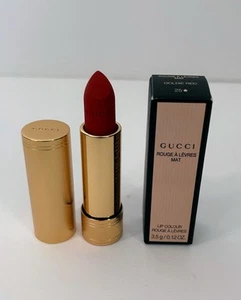 GUCCI Rouge A Levres Mat Matte GOLDIE RED 25 Lipstick Lip Colour 0.12 - Picture 1 of 5