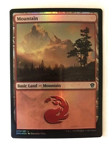 Mountain Land 273 Foil Dominaria United DMU MTG Magic The Gathering Pack Fresh! - Picture 1 of 1