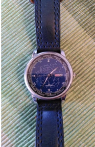 Automatik Uhr Kronsegler Astrum mit 3 Diamanten silberfarben guter Zustand! - Bild 1 von 12