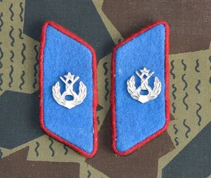 Ejército Búlgaro Tropas Internas Gendarmería Collar Pestañas Pin Insignias Par - Imagen 1 de 3
