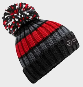 Mercedes-Benz Original Men's Knitted Beanie Multicolored New - Picture 1 of 1