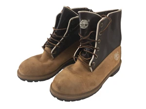 Vintage TIMBERLAND Schnürstiefel Reißverschluss hinten Kampf Arbeitsstiefel - Unisex (M Größe 5 - W Größe 6,5) - Bild 1 von 8