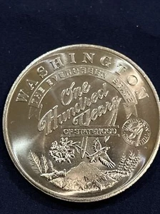 Washington State 1989 Centennial Large Medallion Medal Coin -Adams county - Picture 1 of 2