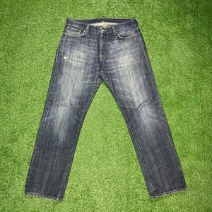 Ralph Lauren Denim & Supply Straight Distressed Dark Wash Jeans Men's 34x32 READ - Picture 1 of 21