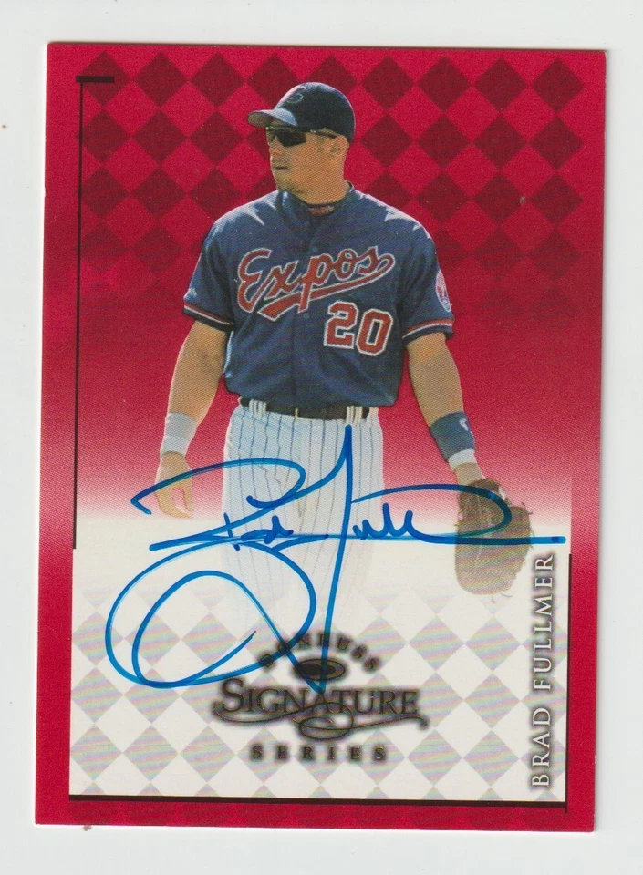 Brad Fullmer - Donruss Signature Series 1998 - Autografiado - Montreal Expos Foto 1 de 1