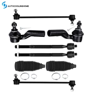 8pc Front Inner & Outer Tie Rod End Sway Bar Suspension For 2004-2014 Mazda 3  5 - Picture 1 of 6