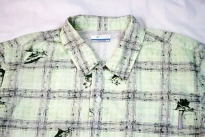 Columbia PFG Mens Short Sleeve Swordfish Print Fishing Vented Shirt Size Medium - Picture 1 of 5