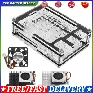 Clear Case Support Official Active Cooler Transparent for Raspberry Pi 5 4GB/8GB - Afbeelding 1 van 15
