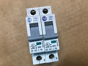Allen Bradley 1492-SPU1C100 circuit breaker 1 pole 10 amp 240 V AC 10A 1P SPU - Picture 1 of 3