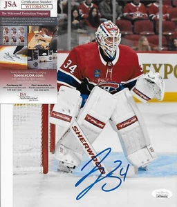 Signed Jake Allen Montreal Canadiens 8x10 Photo #16 Private Signing with JSA - Picture 1 of 16