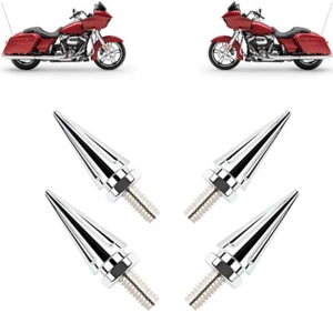 Windshield Spike Bolts Bolts Chrome Fit Harley Road Glide FLTRX FLTRU 2015-Up - Picture 1 of 10