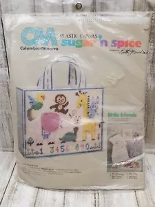 Columbia Minvera Sugar 'N' Spice Cross Stitch Kit #8443 Little Friends Tote Bag - Picture 1 of 9