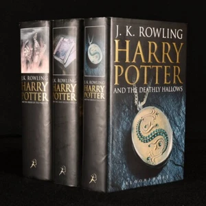 2003-7 3vol Harry Potter 5 6 7 JK Rowling First Edition Adult Edition - Picture 1 of 12