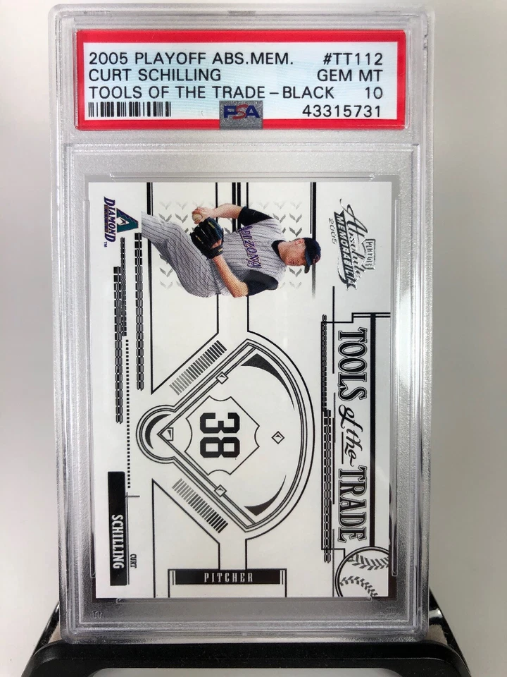 2005 Playoff Absolute Memorabilia Curt Schilling Tools Of The Trade PSA 10 /100 - Image 1 of 2