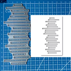 Metal Cutting Dies Jumbled Line Scrapbooking Album Embossing Paper Card Stencil - Picture 1 of 3