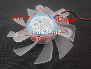 Power Logic PLA08015S12HH Graphics card Fan 12V 0.35A 75mm 2-Pin P/N:14010010183 - Picture 1 of 3