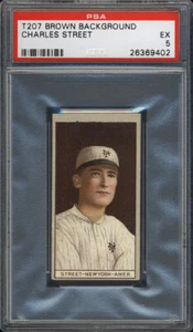 T207 1912 Recruit Charles Street PSA 5 New York Highlanders - Imagen 1 de 1