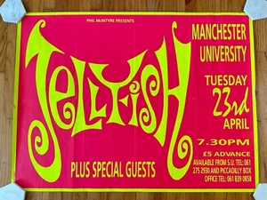 GRANDE MEDUSA poster vintage 1991 UK Manchester University Tour 30"x40" RARO! - Foto 1 di 6