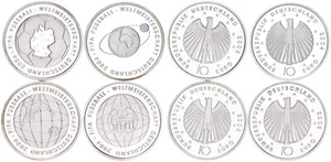 Xxx Germany/Eurowährung 4x Football 2003,04, 05,06 82308 - Picture 1 of 1