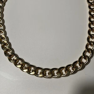 Monet Gold Tone Chunky Chain Necklace NWT Classic Minimal Chic 18 inches Cuban - Picture 1 of 10