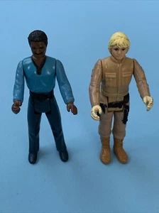 VINTAGE Kenner Star Wars 3.75" Bespin Luke Skywalker & Lando Calrissian ESB - Picture 1 of 7
