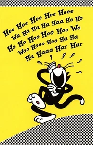 Funny FRIENDSHIP Card, Laughing Cat Fun Times by American Greetings + Envelope - Picture 1 of 4