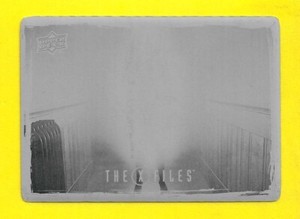 2019 Upper Deck X-Files UFO and Aliens 1/1 Black Printing Plate #80