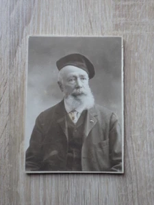GRANDE PHOTO TYPE CDV Portrait Homme E. PETITDEMANGE Signée datée 1914 - Foto 1 di 2