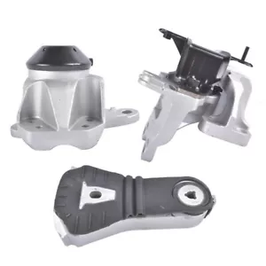 3PCS Engine Mounts Trans Mount 2016-2019 Ford Explorer 3.5L Auto Trans - Picture 1 of 10