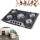 30" Gas Cooktop Hobs Built-in Stoves 5 Burners LPG/NG Kitchen Gas Cooker Stove