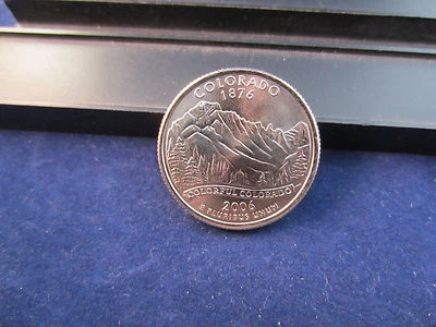  2006-D Colorado CLAD Quarter  MS UNC BU Satin Finish Upper Grading Ranges  - Image 1 of 2