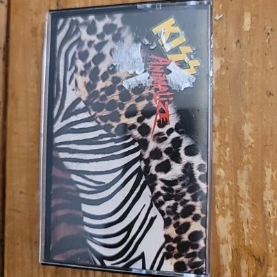 RARE OOP Kiss CASSETTE TAPE Animalize 1984 ERIC CARR plasmatics Bruce Kulick ! - Image 1 of 4