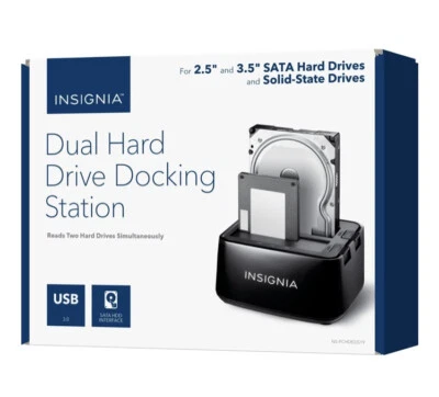 Insignia - Estación de acoplamiento HDD de 2 bahías Foto 1 de 4