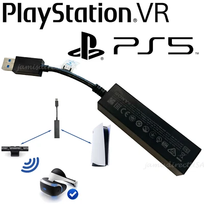 Official PSVR to PS5 Cable PS5 PS4 VR 4 PS5 VR Connector Set Mini Camera Adapter - Image 1 of 4