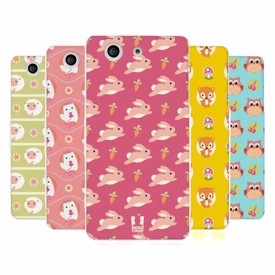 HEAD CASE LINDO ESTUCHE DE GEL ANIMAL Y PAPEL PINTADO PARA SONY XPERIA Z3 COMPACTO / D5803 Foto 1 de 4