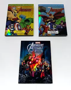 Marvel Avengers Animated DVD Lot Volume 1 Heroes Assemble 2 Captain America - Imagen 1 de 6