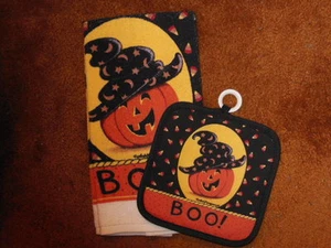Toalla y bache de Halloween - NUEVO - Imagen 1 de 3