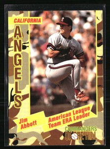 Jim Abbott 1993 Topps/Coca-Cola Commanders of the Hill #4  Baseball Card