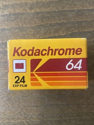 Película Kodak Kodachrome 64 24 exposiciones diapositivas a color DX 35 mm nueva en caja Foto 1 de 4